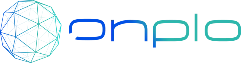 Logo with text Onplo